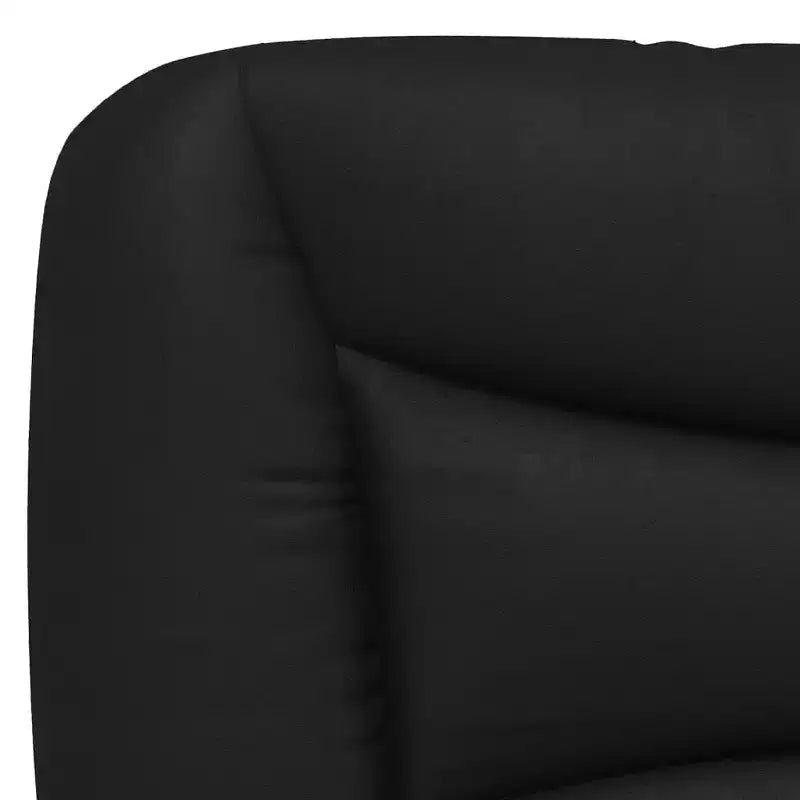 Letto matrimoniale nero/bianco con LED e testiera imbottita, per 2 persone