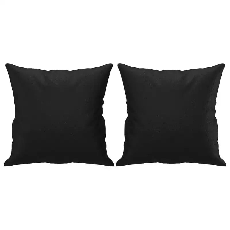 Set divani in similpelle antracite/nero – 4 posti