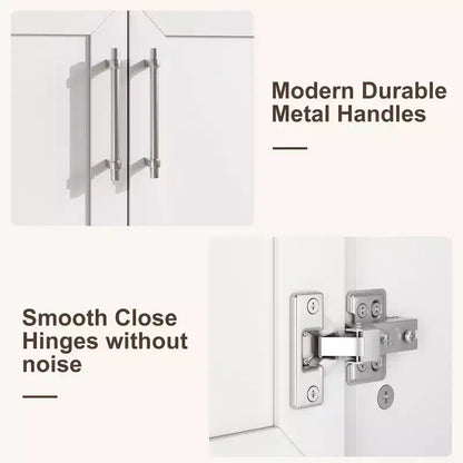 Mobile lavabo da bagno freestanding in verde chiaro/legno naturale/noce/bianco con lavello, 24"/30"/36", singolo