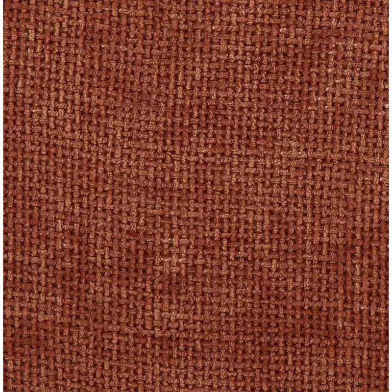 Divano modulare a 2 posti in tessuto ciniglia cognac / crema / verde / grigio