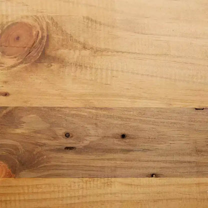 Credenza/Mobiletto da ingresso marrone rustico in legno massello di pino con 2 ante