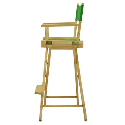 Sedia da regista alta da bar, colori assortiti, pieghevole, 1 posto