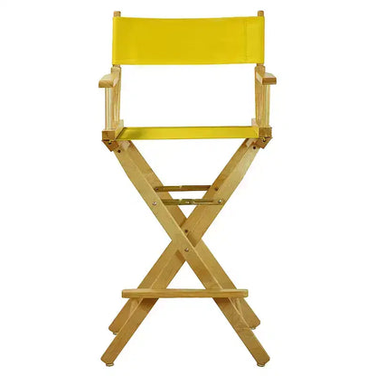Sedia da regista alta da bar, colori assortiti, pieghevole, 1 posto
