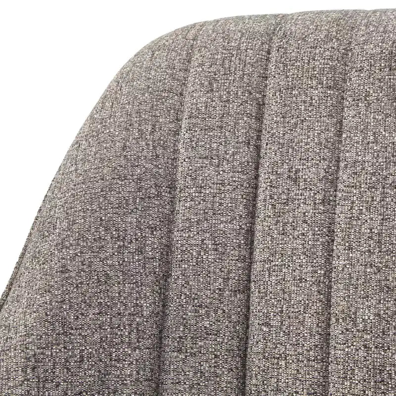 Poltrona girevole grigia, stile Mid-Century, set da 2