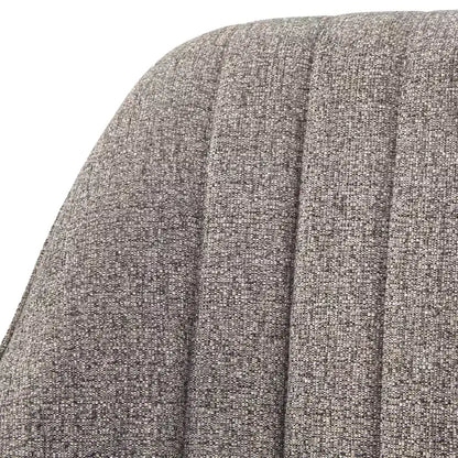 Poltrona girevole grigia, stile Mid-Century, set da 2