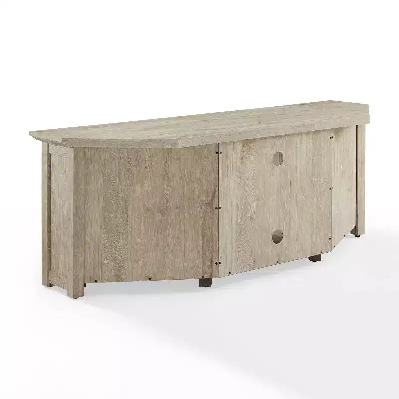 Noce Scuro / Nero / Rovere Ghiacciato, Mobile TV ad Angolo con Camino Elettrico, Adatto a TV fino a 65"