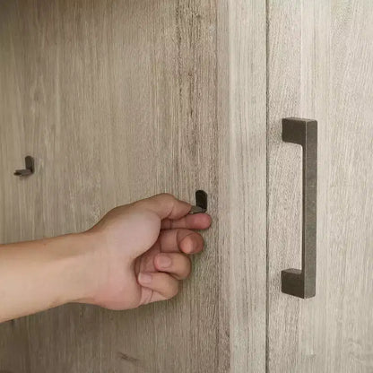 Noce Scuro / Nero / Rovere Ghiacciato, Mobile TV ad Angolo con Camino Elettrico, Adatto a TV fino a 65"